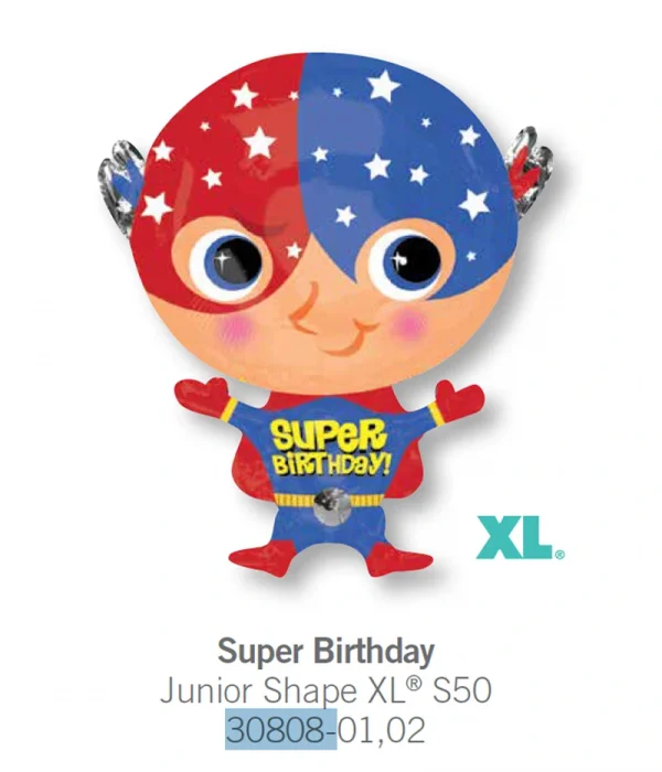 AB520 超級生日快樂鋁膜氣球 Super Birthday Balloon