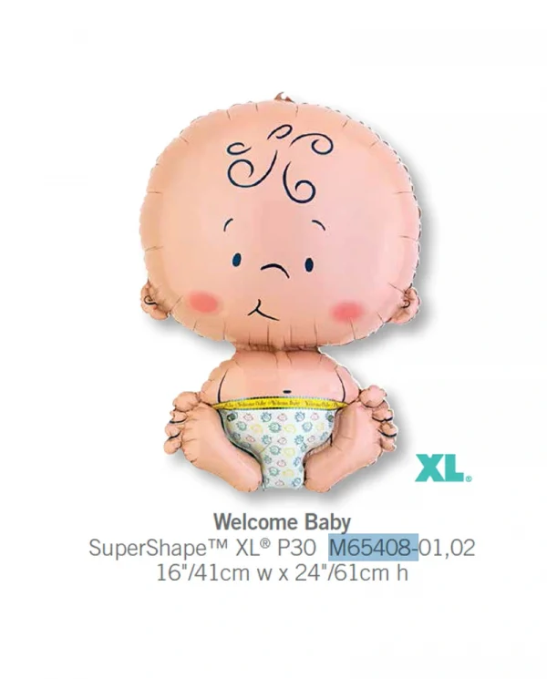 AA512 歡迎小朋友鋁膜氣球 Welcome Baby Balloon