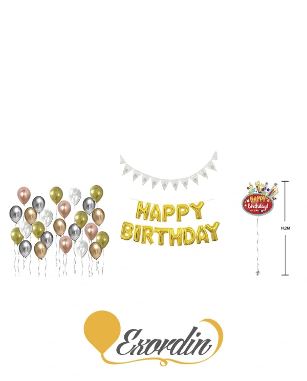 AB901 生日氣球套餐 Birthday Balloon PackageM