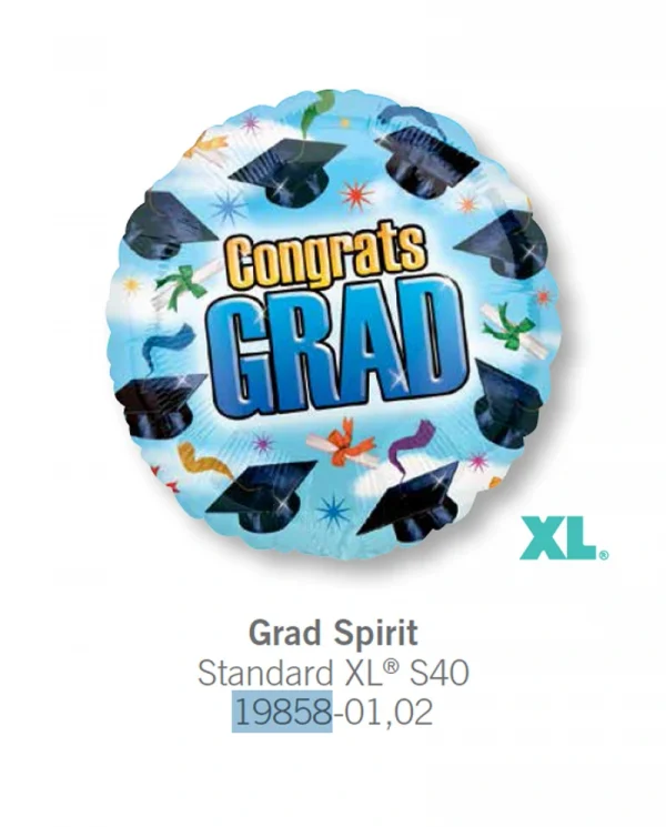 AC114 畢業精神鋁膜氣球 Grad Spirit Balloon