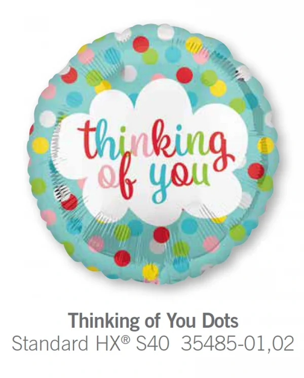 AD110 想起你鋁膜氣球 Thinking of You Dots Balloon