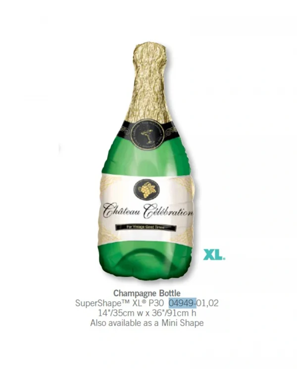 AD501 香檳樽鋁膜氣球 Champagne Bottle Balloon
