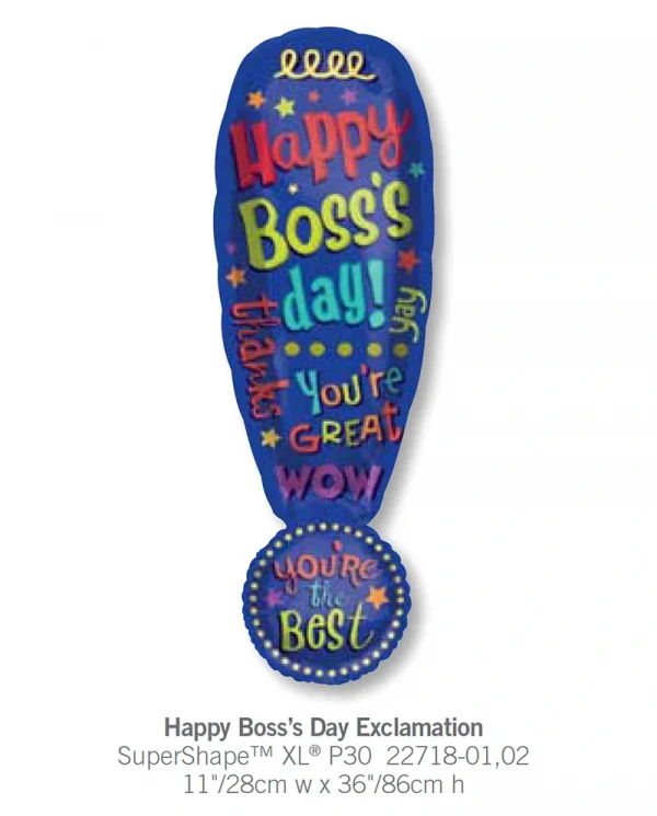 AD516 開心老闆日鋁膜氣球 Happy Bosss Day Balloon