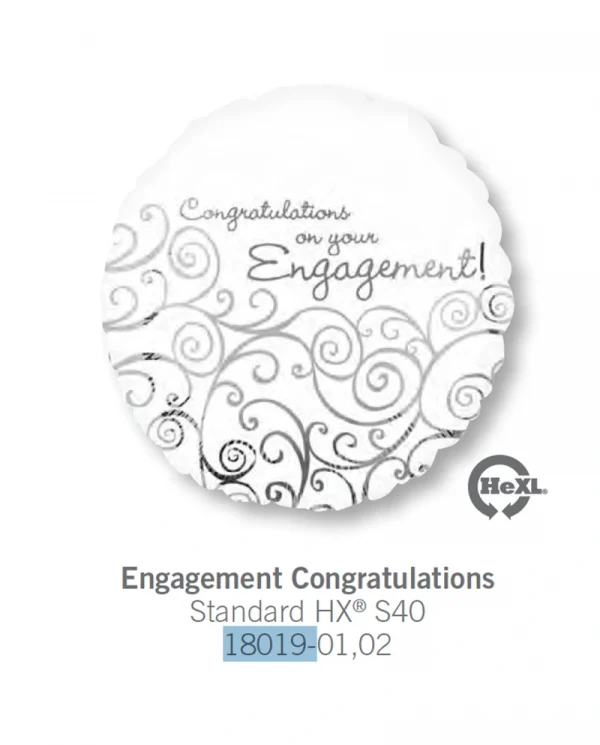AE113 定婚慶祝鋁膜氣球 Engagement Congratulations Balloon