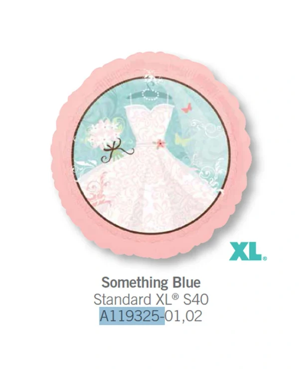 AE126 小小藍鋁膜氣球 Something Blue Balloon