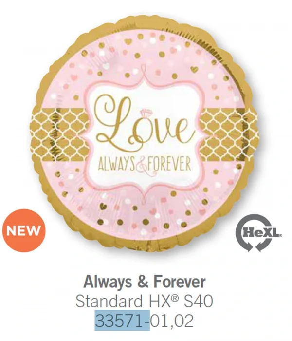 AF104 永遠愛你鋁膜氣球 Always Forever Balloon