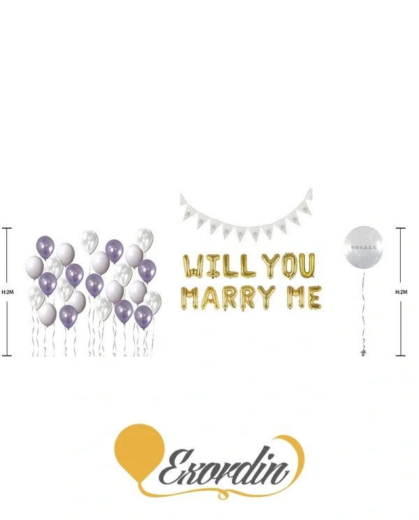 AL902 求婚水晶氣球套餐 Propose Message Balloon Package