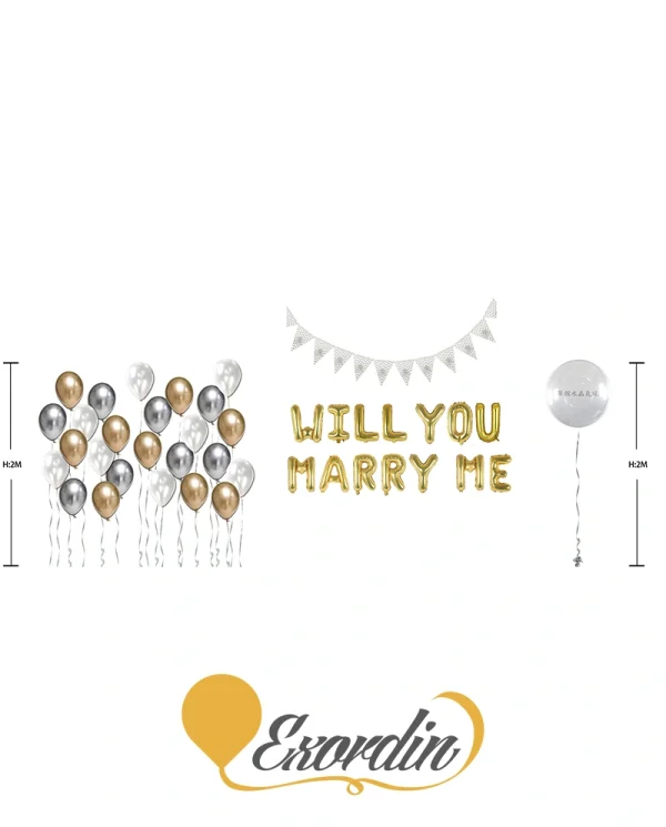 AL902 求婚水晶氣球套餐 Propose Message Balloon PackageM