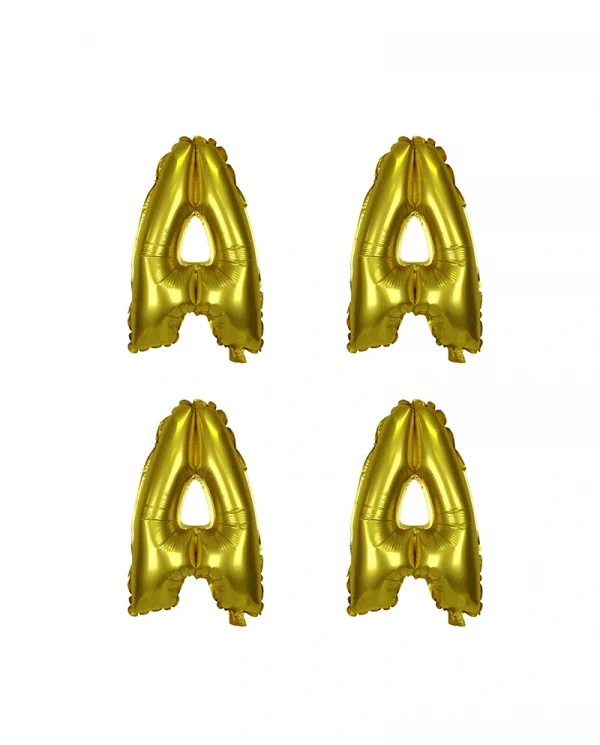 BA001 14吋啞金色字母 14 inch Matte Gold letter