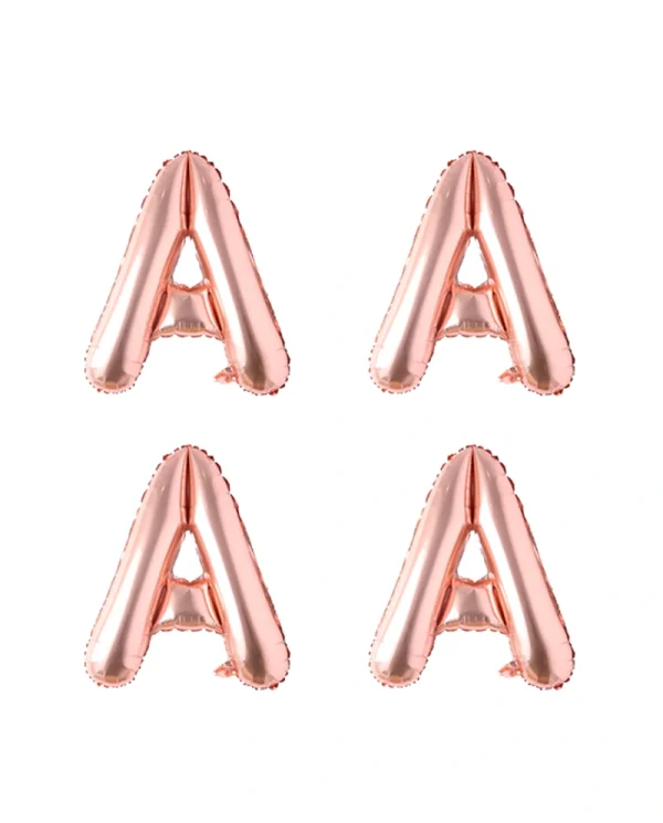 BA005 14吋玫瑰金色字 14 inch Rose Gold letter