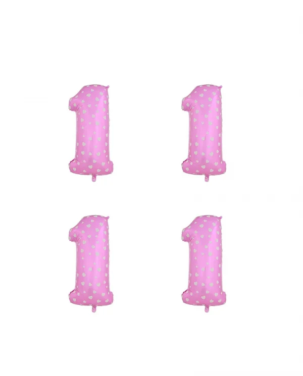 BB004 14吋粉紅色數字 14 inch Pink number