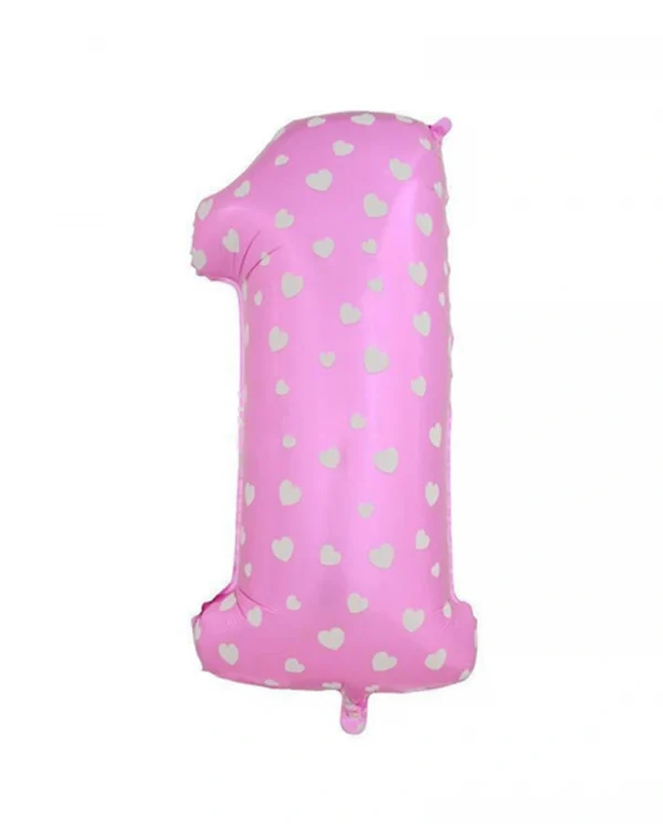 BB014 40吋粉紅色數字 40 inch Pink number