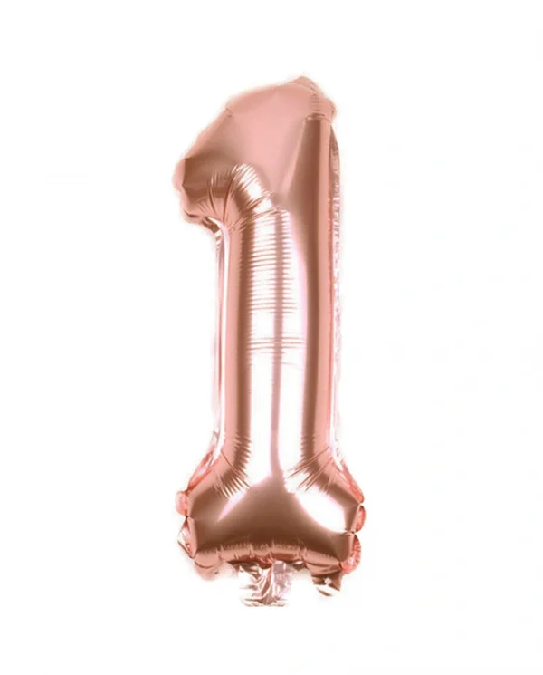 BB015 40吋玫瑰金色數字 40 inch Rose Gold number