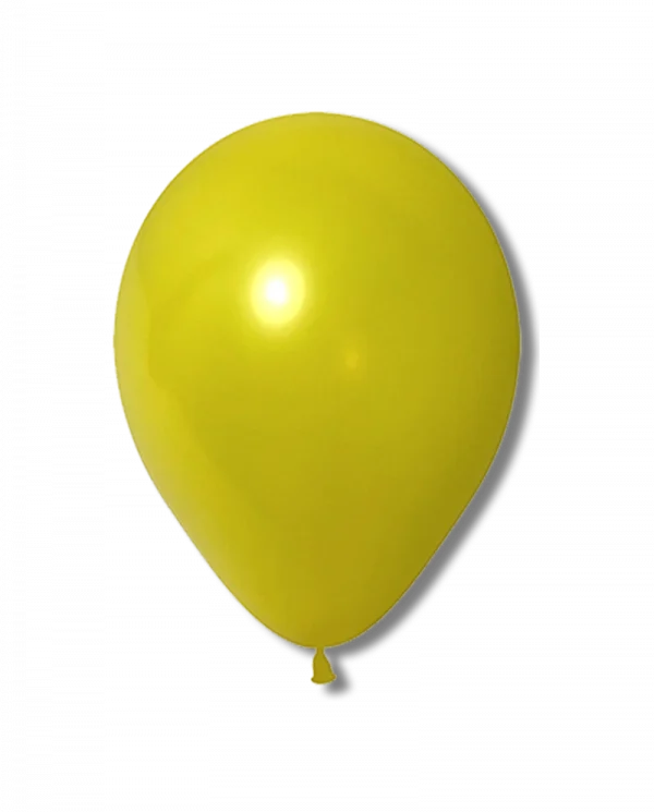 BC020 12 inch Fashion Yellow Latex Balloon