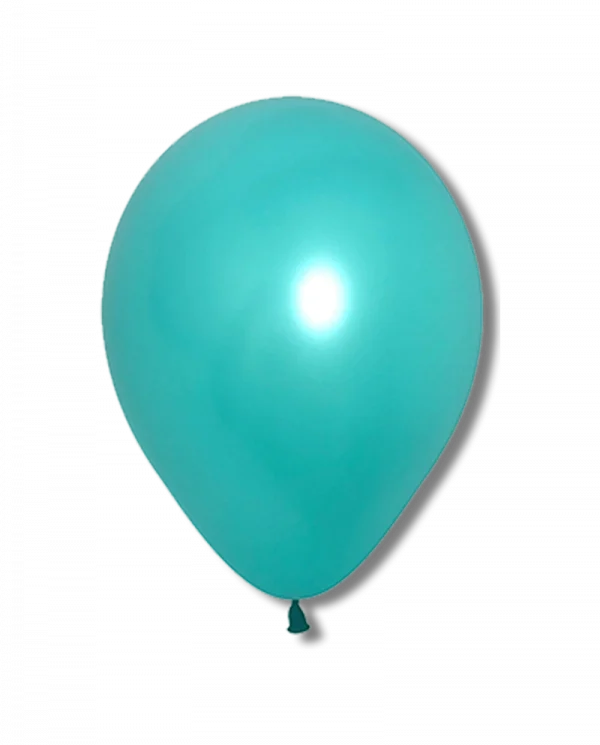 BC037 12 inch Fashion Aquamarine Latex Balloon