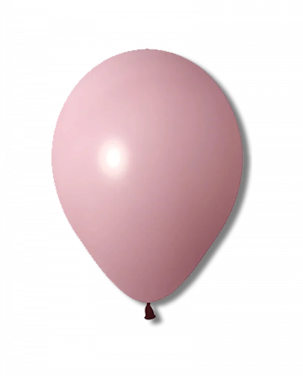 BC109 12 inch Pink Matt Pastel Latex Balloon