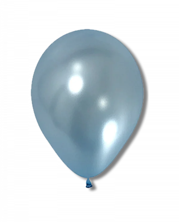 BC440 12 inch Satin Blue Latex Balloon