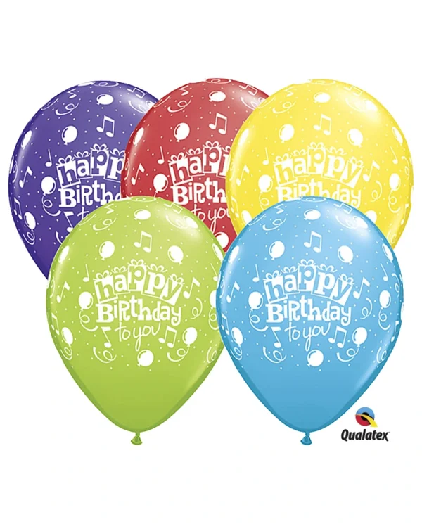 BC608 12 inch Happy Bday To You Balloon