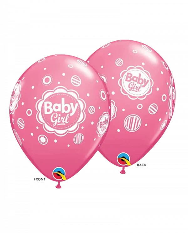 BC611 12 inch Baby Girl Balloon
