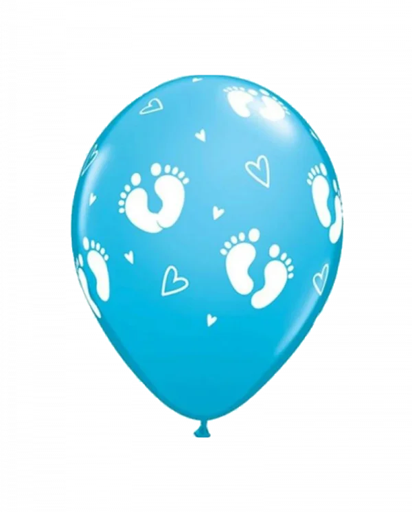BC612 12 inch Baby Boy Foots Balloon