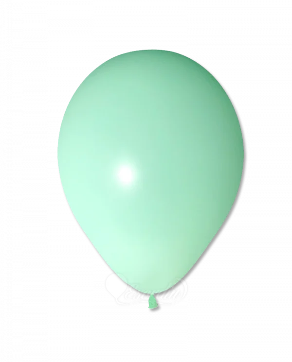 BC630 12 inch Pastel Matte Green Latex Balloon