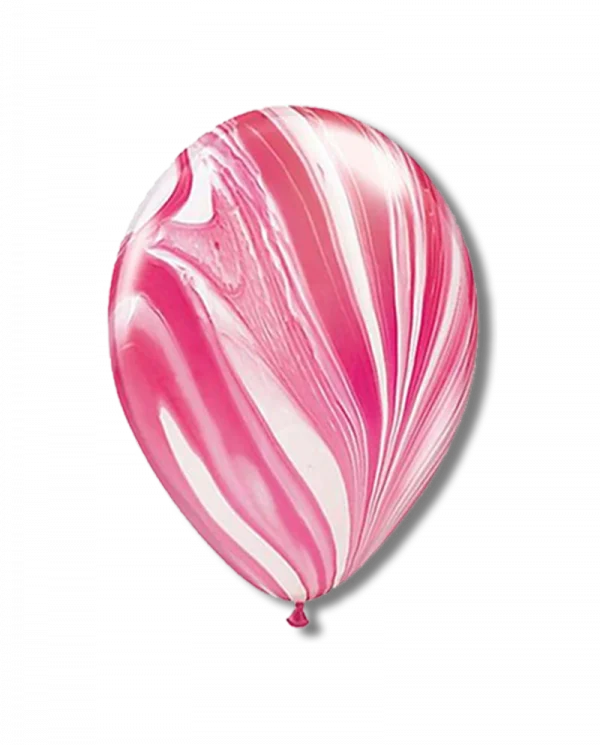 BC683 12 inch Agate Pink Latex Balloon