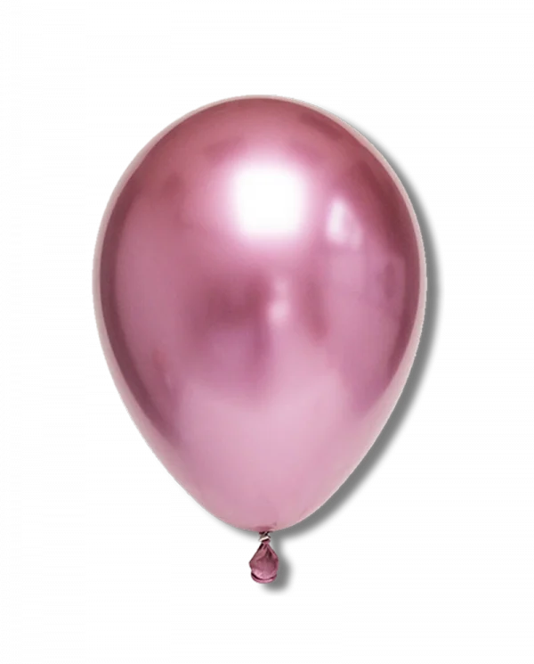 BC692 12 inch Chrome Mauve Latex Balloon