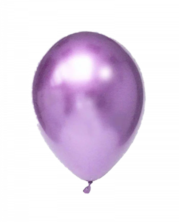 BC693 12 inch Chrome Purple Latex Balloon