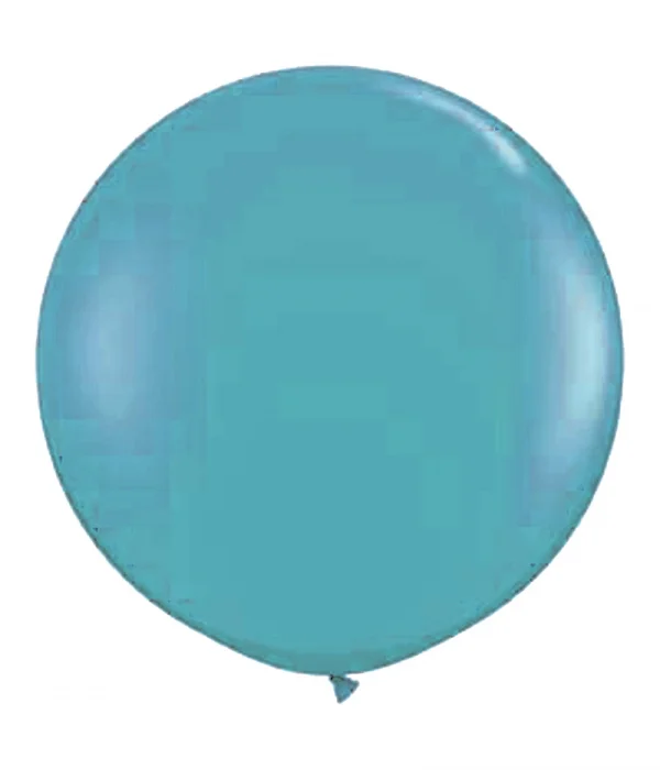 BC8038 36 inch Fashion Caribbean Blue Latex Balloon