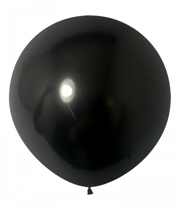 BC8080 36 inch Fashion Black Latex Balloon