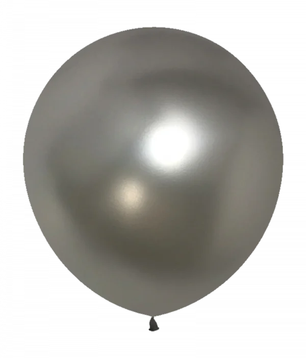 BC8481 36 inch Metal Silver Latex Balloon