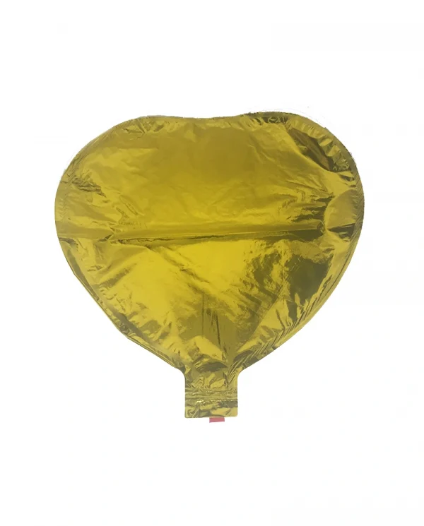 BE302 金屬金心鋁膜氣球 Metallic Gold Heart Balloon