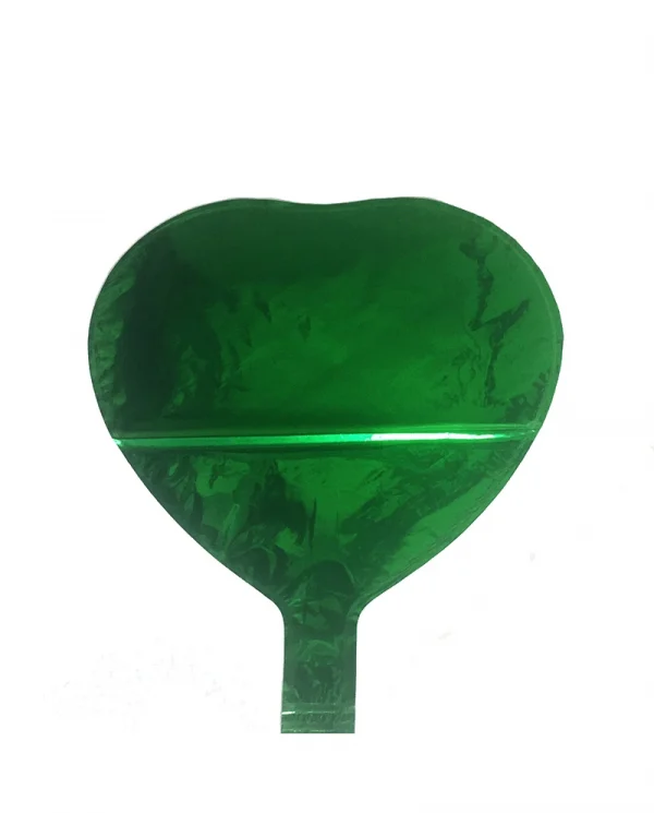 BE308 金屬綠心鋁膜氣球 Metallic Green Heart Balloon