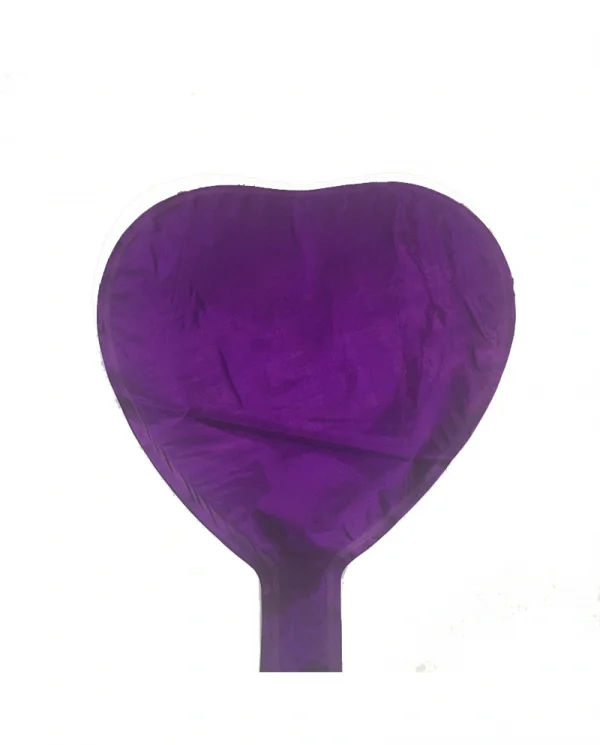 BE310 金屬深紫心鋁膜氣球 Metallic Eggplant Heart Balloon