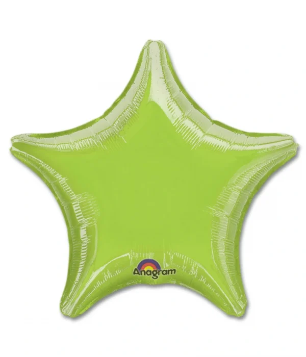 BF503 金屬檸檬綠星鋁膜氣球 Metallic Lime Green Balloon