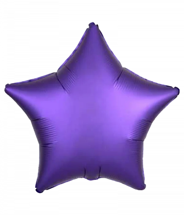 BF504 啞紫星鋁膜氣球 Satin Luxe Purple Royale Balloon