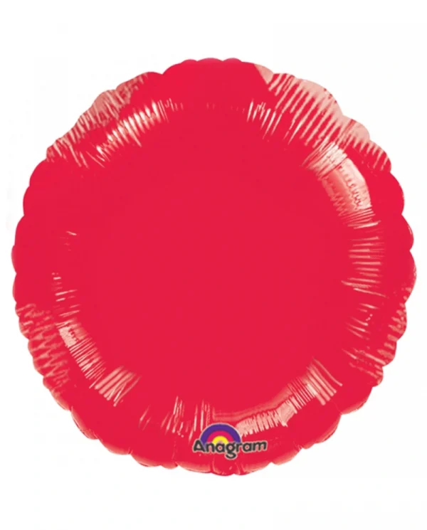 BG505 金屬紅圓鋁膜氣球 Metallic Red Balloon