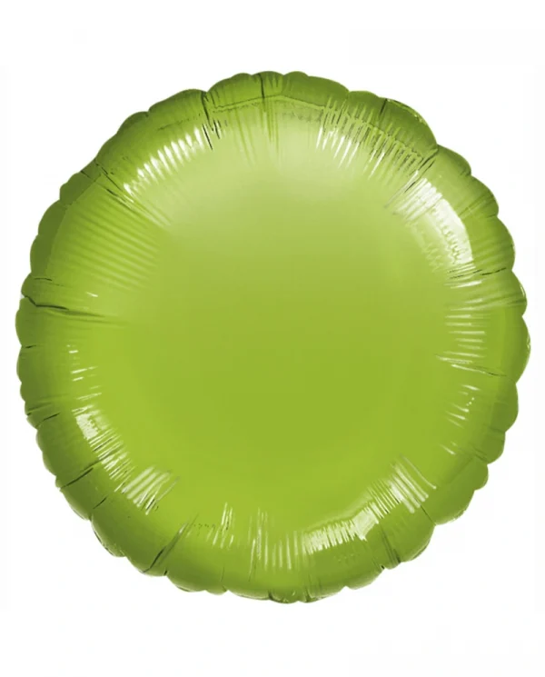 BG506 金屬檸檬綠圓鋁膜氣球 Metallic Lime Green Balloon