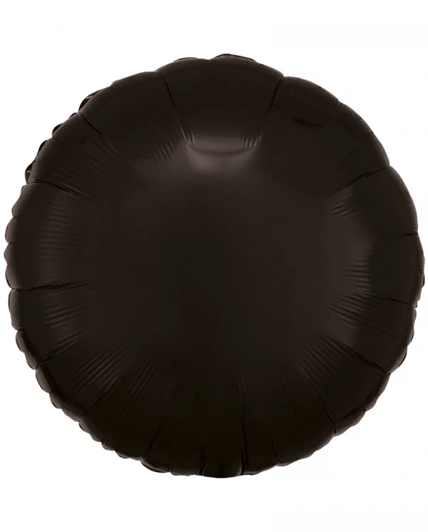 BG507 金屬黑圓鋁膜氣球 Metallic Black Balloon