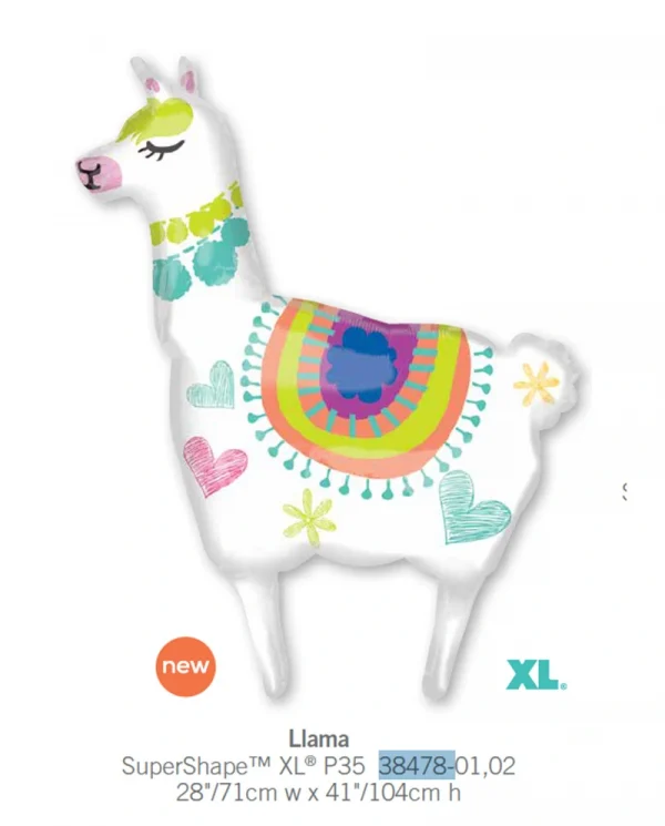 BL517 大草泥馬鋁膜氣球 Llama Balloon