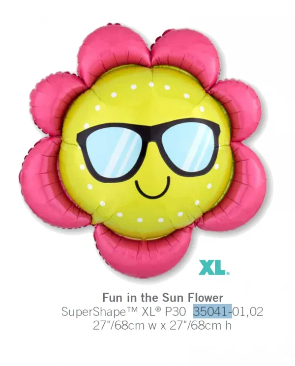 BL518 大太陽花鋁膜氣球 Sun Flower Balloon