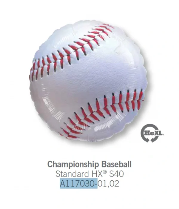 BM105 錦標賽捧球鋁膜氣球 Championship Baseball Balloon