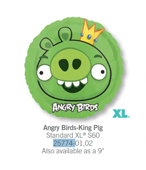 CA103 嬲豬鋁膜氣球 Angry Bird King Pig Balloon