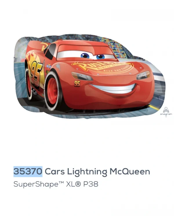 CB506 閃電麥昆鋁膜氣球 Cars Lightning McQueen Balloon