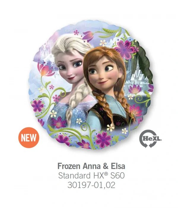 CC103 安娜與艾莎鋁膜氣球 Frozen Anna Elsa Balloon