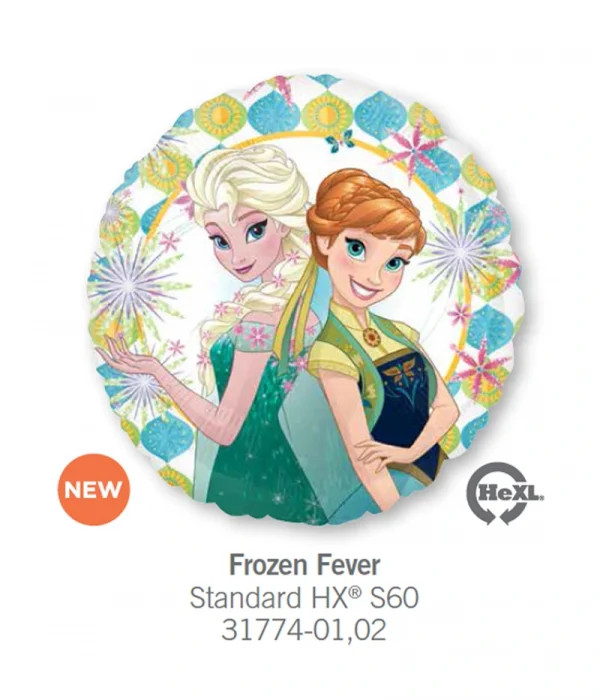 CC105 閃亮安娜艾莎鋁膜氣球 Frozen Fever Balloon