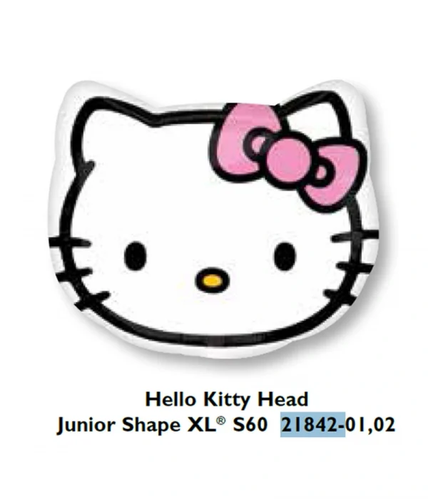 CD102 Hello Kitty 頭鋁膜氣球 Hello Kitty Head Balloon