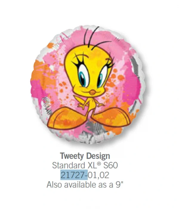 CE103 噴畫翠兒鋁膜氣球 Tweety Design Balloon