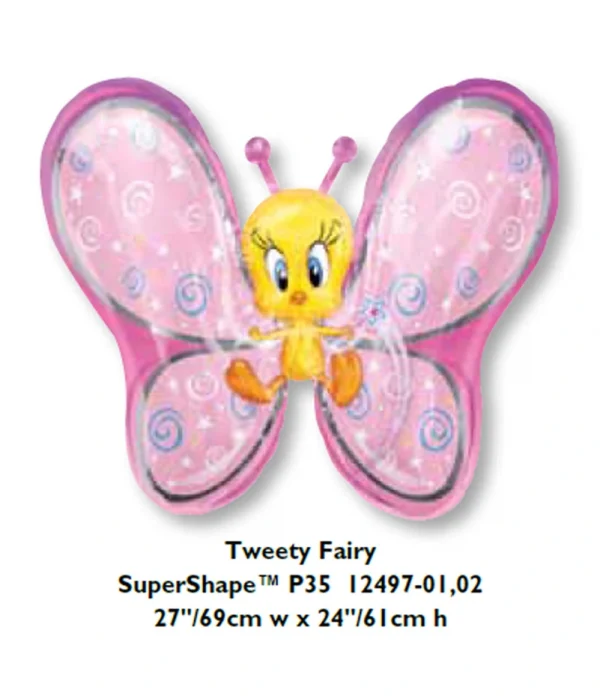CE501 翠兒蝴蝶鋁膜氣球 Tweety Fairy Balloon