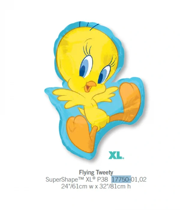 CE502 飛行翠兒鋁膜氣球 Flying Tweety Balloon